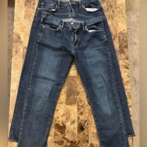 2 Pairs of 30x30 Mens Athletic Fit Jeans by Gap